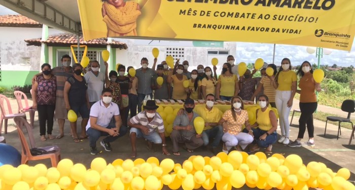 Saúde municipal realiza ação em alusão ao setembro amarelo