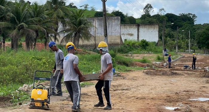 Prefeitura realiza obras de pavimentação no Assentamento Eldorado dos Carajás