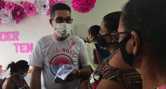 Saúde promove ação de encerramento da Campanha Outubro Rosa