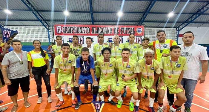 Sport Clube de Branquinha é vice-campeão do Campeonato Alagoano de Futsal